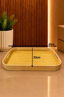 سینی بامبو مستطیل سایز ۳